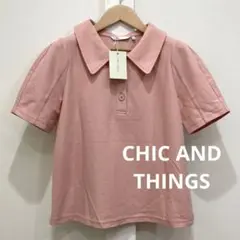 新品 未使用 タグ付き CHIC AND THINGS ポロシャツ 半袖