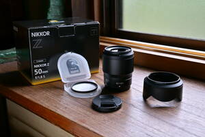 ☆NIKKOR Nikon Z50mm f/1.8 ＆Nikon ARCREST 62mm フィルタ付☆ニコン 標準レンズ　単焦点　アルクレスト