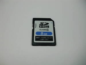  ジャンク扱い　地図データ?　2009年春版?　8GB SDHCカード　SDカード　ナビ