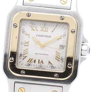 カルティエ CARTIER W20041C4 サントスガルべ LM デイト 自動巻き メンズ _839119