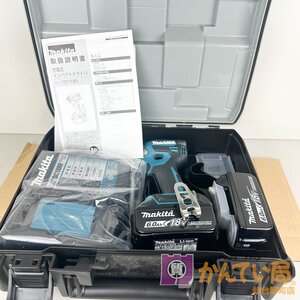 [9356-003]マキタ TD173DRGX 充電式インパクトドライバ 【中古】未使用品 開封のみ 18V バッテリー２・充電器セットモデル １円スタート