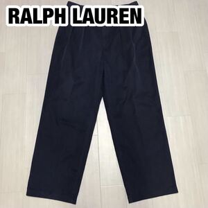  POLO BY RALPH LAUREN ポロバイ ラルフローレン スラックス 32 ネイビー