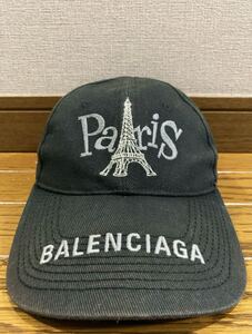 lBALENCIAGA PARIS キャップ　L バレンシアガ