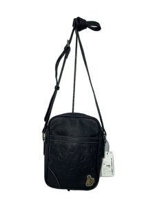 #FR2◆LOGO ICON EMBOSS SHOULDER BAG/ポーチ/フェイクレザー/ブラック/FRA542