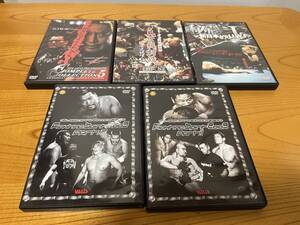 送料込 新日本 プロレス DVD 5本組