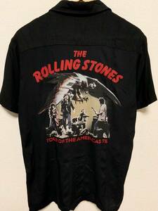 ★値下げ交渉あり★ヒステリックグラマー ROLLING STONESボーリングシャツ★L882★美品 サイズM ローリングストーンズ hysteric glamour .