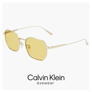 新品 カルバンクライン サングラス ck24109slb 711 calvin klein メンズ レディース モデル メタル 多角形 チタン フレーム UVカット