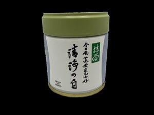 抹茶　宇治抹茶 【清浄の白／せいじょうのしろ】 ４０g缶　丸久小山園　裏千家今日庵坐忘斎家元御好