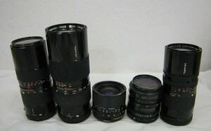 【中古動作未確認ジャンク】★TAMRON タムロン レンズ5本セット マウント不明