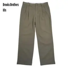 80s USA製 Brooks Brothers ウール スラックス 36