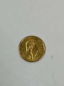 【中古品】メキシコ金貨 ペソコイン K21.6 外国コイン 重量0.5g 硬貨 コイン コレクション 1865年 