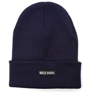 MACK BARRY マクバリー 【BEANIE(ビーニー)】 MACK BARRY マクバリー BASIC BEANIE ネイビー MCBRY70603 /l