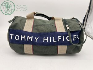 BB0604281　▼ TOMMY HILFIGER トミーヒルフィガー ミニボストンバッグ ショルダーバッグ メンズ ファッション 小物 現状品 中古品