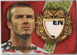 激レア！対戦表部分 David Beckham ＜ 2008 Futera Unique＞ ジャージカード