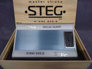  ☆ハイエンド☆定価272800円☆STEG masterstroke M-MSK200.2☆2chアンプ☆送料無料☆