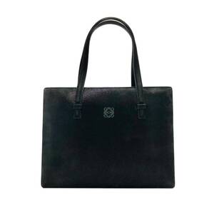 【真贋判定済】 LOEWE ロエベ ハンドバッグ ブラック B1011GSPKM