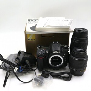 1円〜 Nikon ニコン D7000 デジタルカメラ 他レンズ2点 箱付 動作確認済 y102-3386537【Y商品】