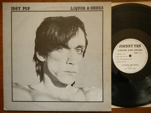 【LP】IGGY POP(IPL002英国製?LEISURE1983年LIQUOR & DRUGS/13th FLOOR ELEVATORS/イギーポップ)