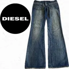 DIESEL フレア　ブーツカット　色落ち　色褪せ　バギー　y2k 00s