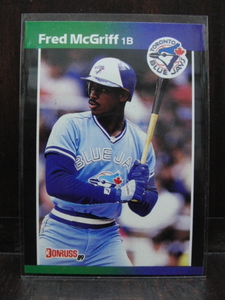 1989 Donruss FRED McGRIFF 送料無料