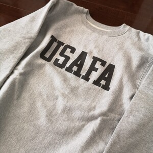 激レア!【XL】【美品】WAREHOUSE ウエアハウス　最新型スウェット　USAFA　裏起毛 リバースウィーブタイプ