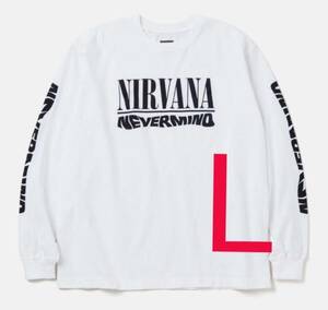 即発送 レア ≪即決 送料無料 ≫ 24AW NEIGHBORHOOD NH NIRVANA TEE LS WHITE L ネイバーフッド ニルヴァーナ ロンT 長袖 Tシャツ ホワイト