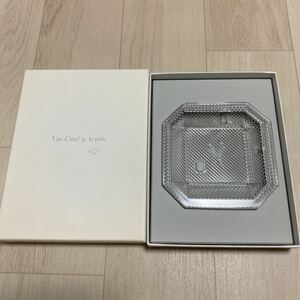 ヴァンクリーフ＆アーペル　Van Cleef&Arpels 皿　プレート　トレー　バカラ製　baccara　未使用　レア