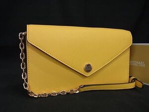 ■新品同様■ MICHAEL KORS マイケルコース レザー ショルダーウォレット ショルダーバッグ レディース ピンク系 BF8103