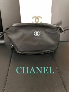 新品　CHANEL シャネル ノベルティ ポーチ 大容量 ブラック