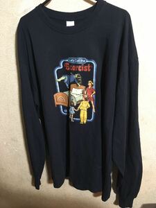 エクソシスト　GILDAN　ロングTシャツ　ホラー　 映画Tシャツ　XL ムービー 映画 昭和レトロ 大きいサイズ　ビッグシルエット