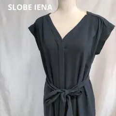 SLOBE IENA リボン ベルト スキッパーワンピース