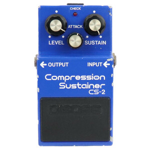 【中古】コンプレッサー エフェクター BOSS CS-2 Compression Sustainer Made in Japan ギターエフェクター