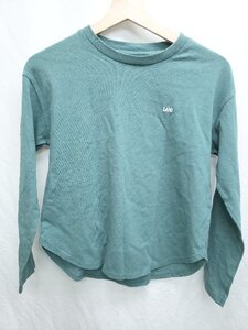 ◇ ⊂ Lee リー キッズ 子供服 長袖 Tシャツ カットソー サイズ140 グリーン系 女の子 男の子 P