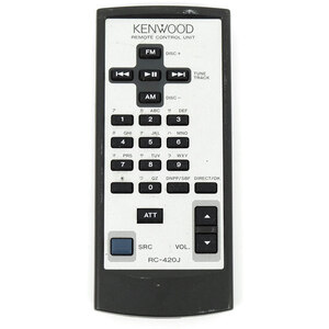 【中古】【ゆうパケット対応】KENWOOD カーオーディオ用リモコン RC-420J [管理:1150023635]