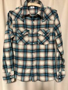 USED LEE FLANNEL WESTERN SHIRT 中古 リー ウエスタン ネルシャツ XSサイズくらい 送料無料