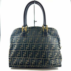 ☆1000円スタート☆ FENDI ハンドバッグ フェンディ ズッカ柄 トートバッグ キャンバス ヴィンテージ レディース メンズ RL