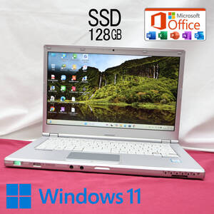 ★美品 高性能6世代i5！SSD128GB★CF-LX5 Core i5-6300U Webカメラ Bluetooth 高解像度 Win11 MS Office 中古品 ノートパソコン★P83620