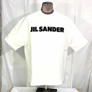 中古 ジルサンダー JIL SANDER ロゴプリント 半袖 Tシャツ サイズM JSMT707045 MT248508 メンズ ホワイト ミラノイタリア 149221