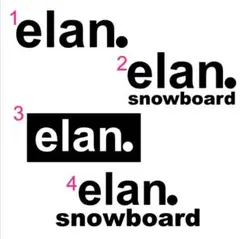 elan エラン ステッカー