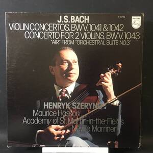  ストリングス ◆ J.S. Bach ◆ Violin Concertos ◆ Philips 