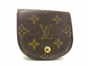 1円 LOUIS VUITTON ルイヴィトン M61970 モノグラム ポルトモネ グセ コインケース コインパース 小銭入れ レディース ブラウン系 FA9492