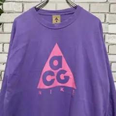 acg プリントロゴ　ロンT Mサイズ