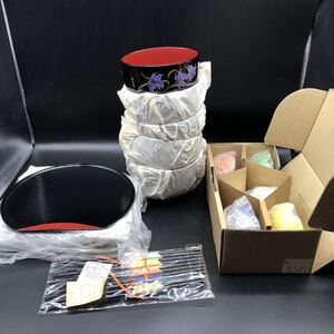 多用丼5客セット　漆器 ウレタン塗装　和食器　お椀 木目半月盆　おりべ小鉢　天然木お箸O26