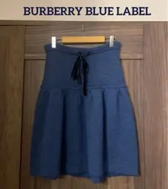 BURBERRY BLUE LABEL バーバリー ニットスカート ブルー 38