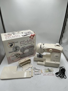 t0757 ジャガー 電子コントロールミシン KD-650 JAGUAR 家庭用 コンパクト 電動ミシン ハンドメイド 手芸 通電OK 動作OK 小物付き