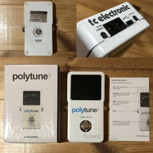 tc electronic polytune 3 BONAFIDE Buffer TCエレクトロニック チューナー ペダル バッファー ポリチューン エフェクター ギター ベース