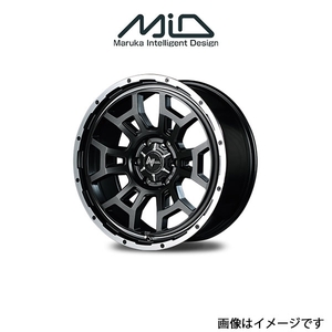 MID ナイトロパワー H6スラッグ アルミホイール 1本 FJクルーザー 15系(20×8.5J 6-139.7 INSET20 セミグロスガンメタ)NITRO POWER H6 SLUG