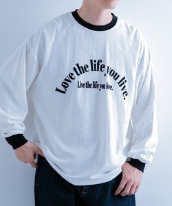 「ITEMS URBANRESEARCH」 長袖Tシャツ MEDIUM ホワイト系その他 メンズ