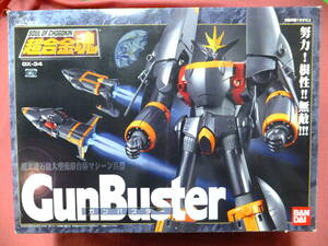 ★バンダイ超合金魂　ＧＸ‐３４【トップをねらえ！“ガンバスター（ＧｕｎＢｕｓｔｅｒ）”超高速万能大型変形合体マシーン兵器】中古品