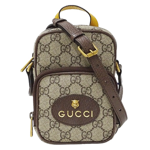 グッチ GUCCI バッグ レディース ブランド ショルダーバッグ ネオヴィンテージ GGスプリーム ベージュ ブラウン 658556 ミニバッグ